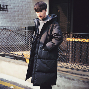 青年中长款保暖棉袄