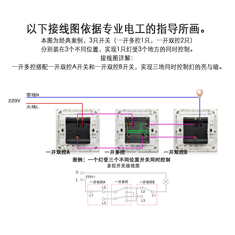 欧奔开关插座 一开多控开关 e9不锈钢拉丝插座面板 开关 插座