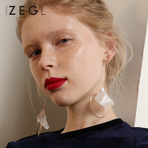 韩国个性圆圈大耳环