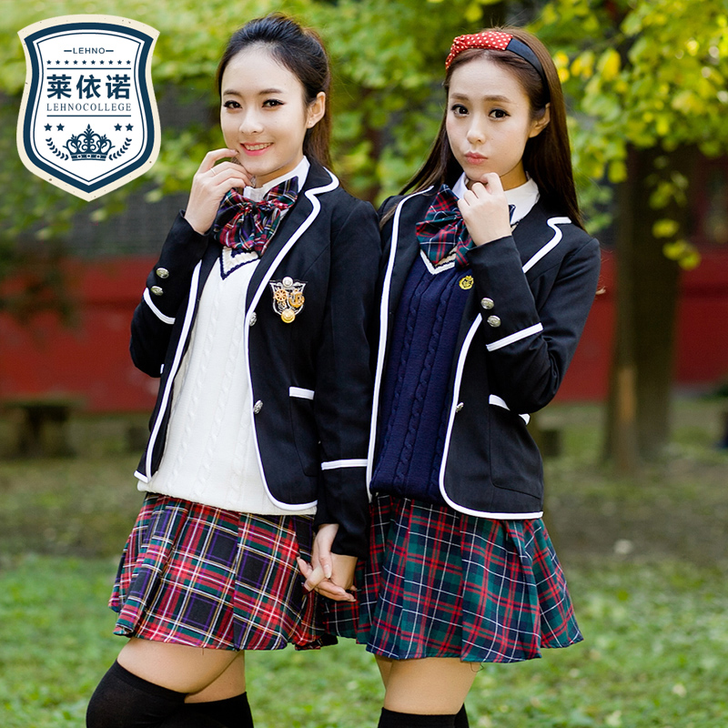 春夏季校服背心套装英伦学院派制服学院风学生服装韩国女生水手服