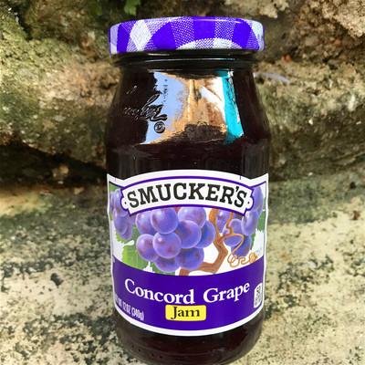美国进口斯味可盛美加葡萄果酱smucker"s concord grape jam 340g