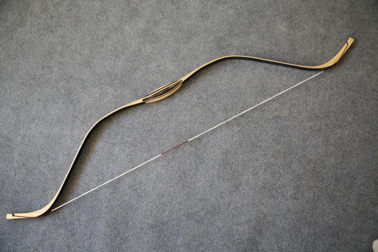 明小梢 竹碳层压弓——玄竹小梢弓 传统明弓