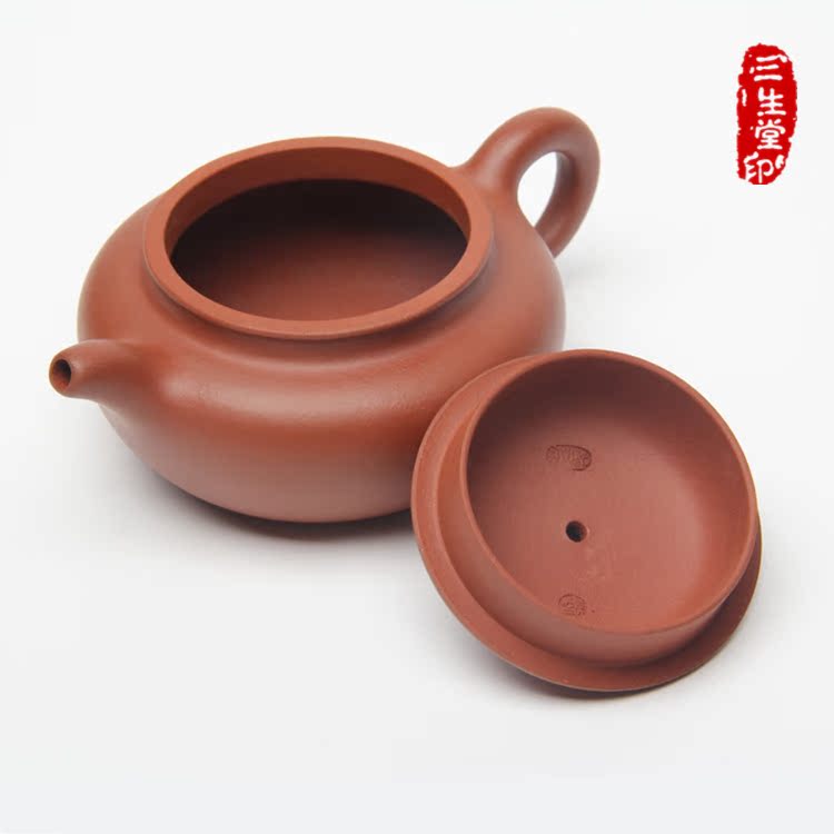 刘希仿古壶 宜兴正品手工紫砂壶 原矿朱泥 功夫茶艺泡