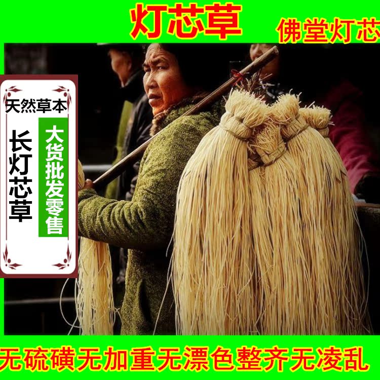 长灯芯草100克净重 灯草灯心草 虎须草赤须 婴儿做枕头安 神