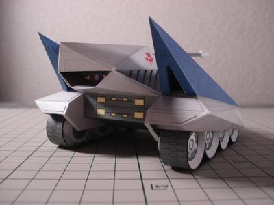 diy手工益智剪纸折纸 星球大战 星际战车 3d立体拼装纸模型