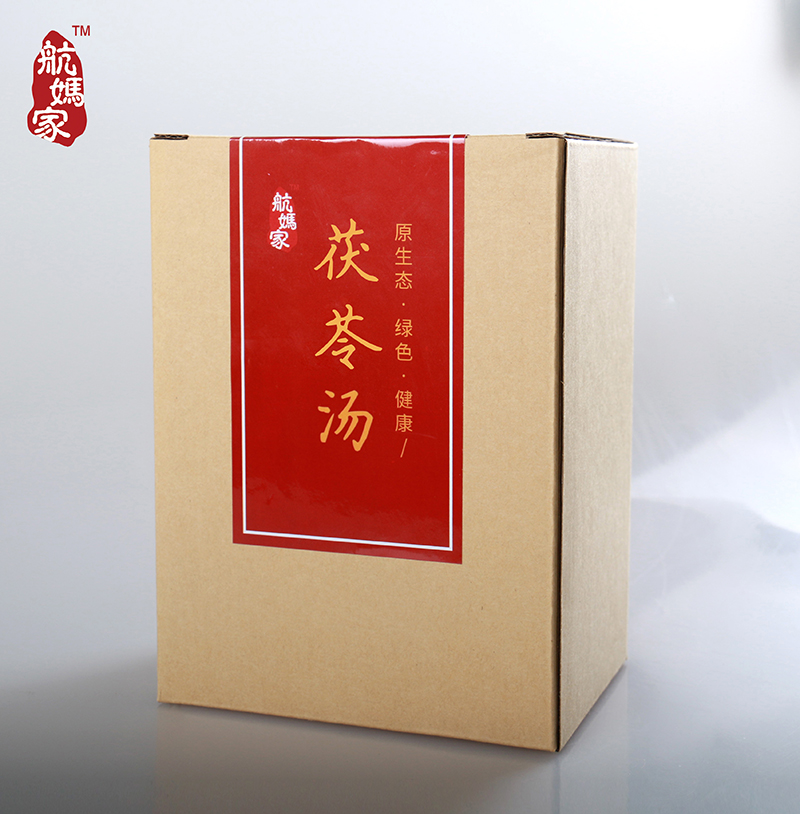 航妈家茯苓莲子汤 野生天然土茯苓老黄冰红豆四物汤 两盒包邮