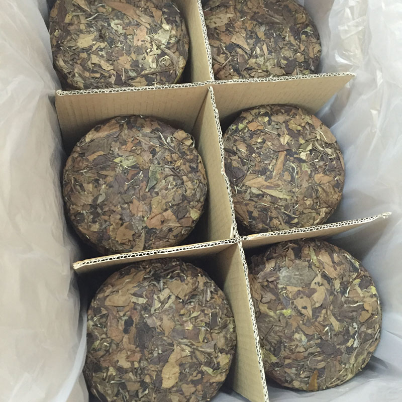 双十一特供福鼎白茶陈三年寿眉贡眉老白茶饼日晒荒野茶买二包邮