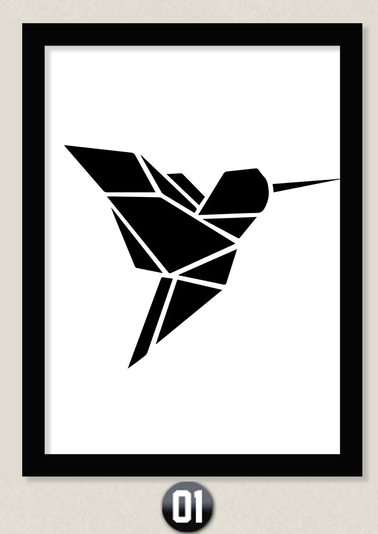抽象北欧风格黑白装饰画励志名言沙发背景墙画现代简约创意挂画
