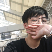 1CHEN / 日韩明星同款复古搭配凹造型超轻圆形框架眼镜男女情侣款