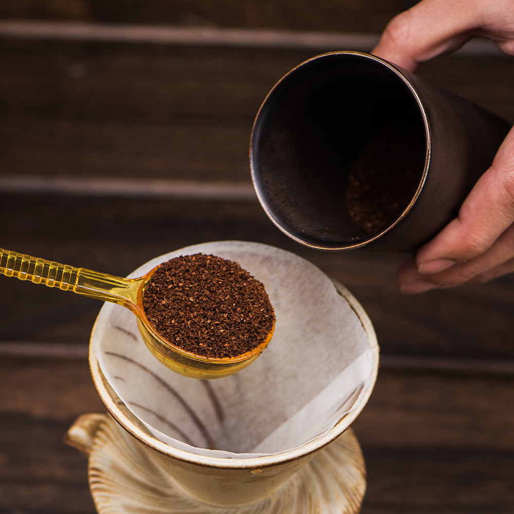 陶瓷咖啡接粉器 闻香杯手冲咖啡装粉器 打粉器 筛