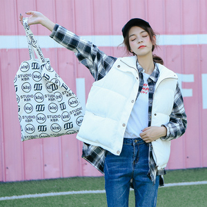 原宿灯芯绒棉马甲背心