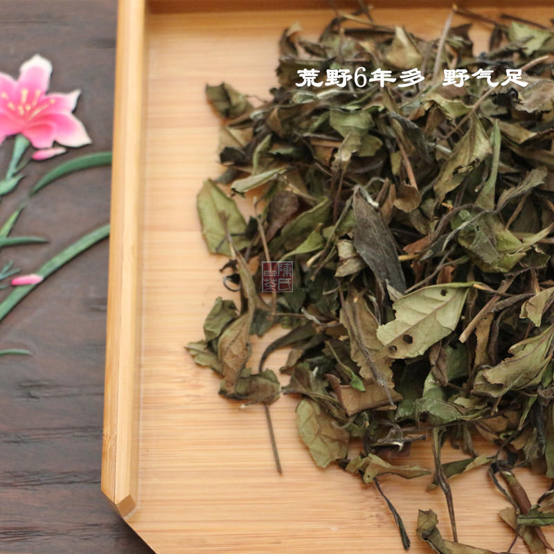 太姥西麓磻溪高山陈氏福鼎白茶 2014年春季荒野寿眉茶叶 100g散装