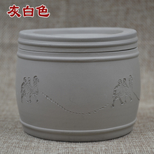 配罐 蛐蛐罐 骆驼腰鼓带罐 泥罐 蟋蟀用具 泥盆 蟋蟀盆