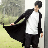 花木酌原创男士风衣中长款外套夏季中式汉服复古披风中国风男装薄
