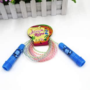 儿童跳绳 幼儿园学生文体用品 运动器材 可调节绳子特价