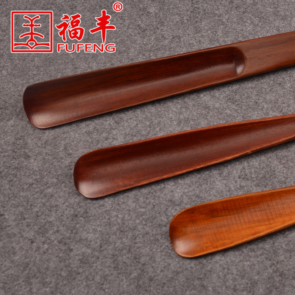 福丰 实木鞋拔子 实木鞋溜子长提鞋器 木制穿鞋器鞋抽 鞋用品包邮