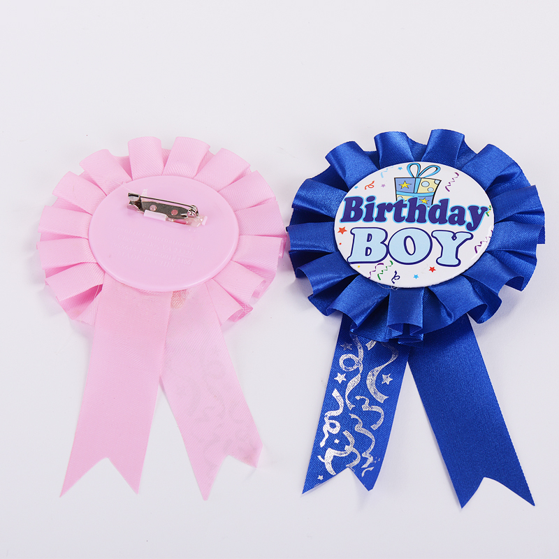 学生胸针胸花 生日装饰布置校庆通用 毕业典礼 儿童胸章布艺奖品