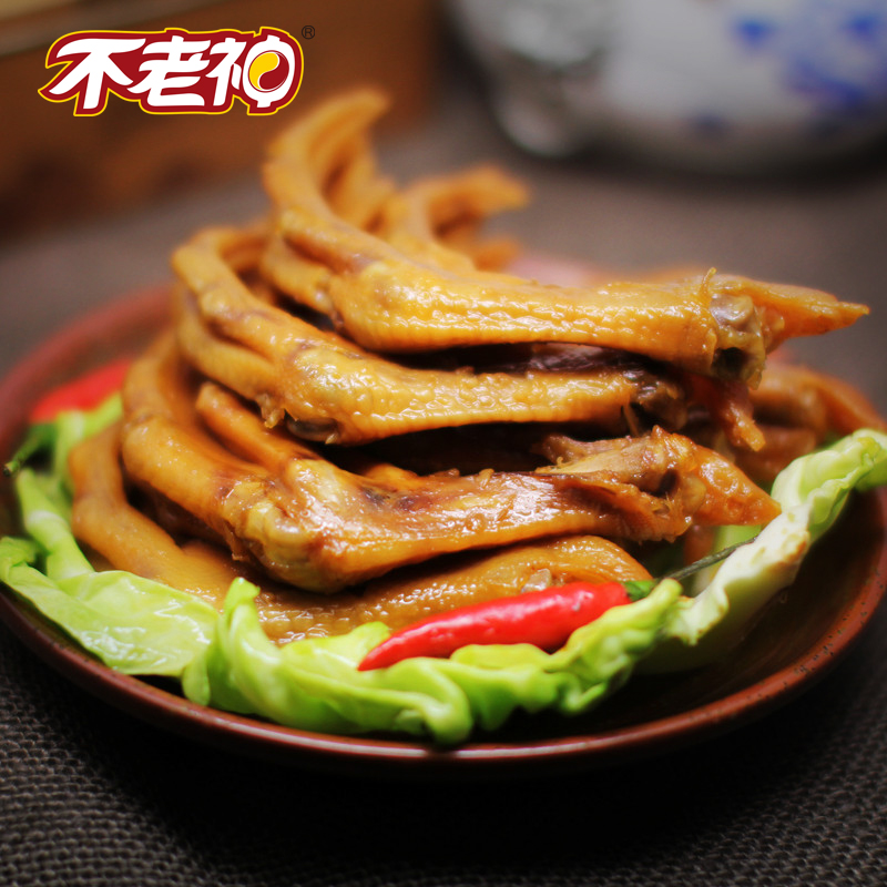不老神 真空鸭掌225g*1衢州特产休闲零食包装