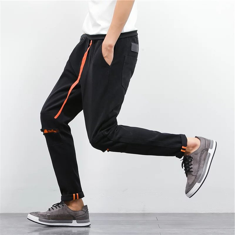 正品[松紧带牛仔裤男]加绒松紧带牛仔裤男评测