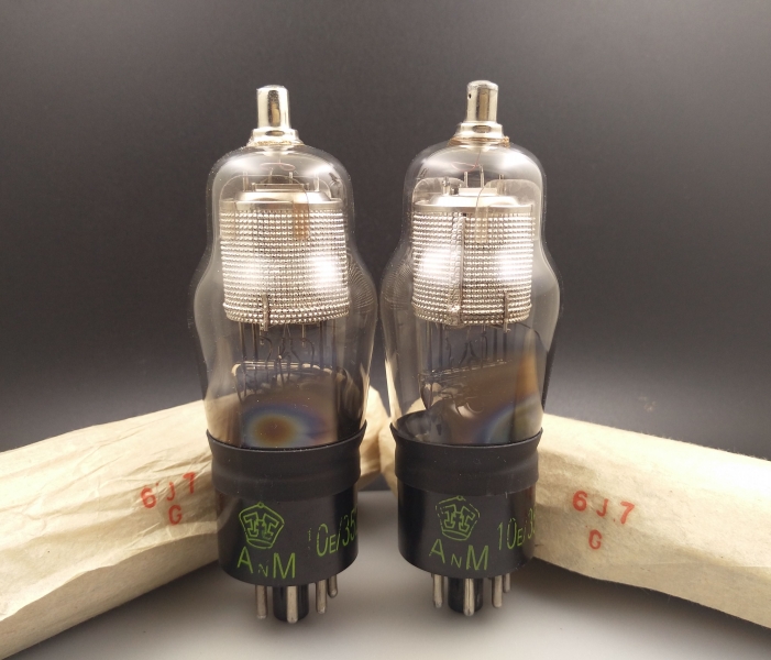 全新英国gec 6j7g/ef37可代6sj7/6j8p/6sg7/717a精选皇冠标电子管