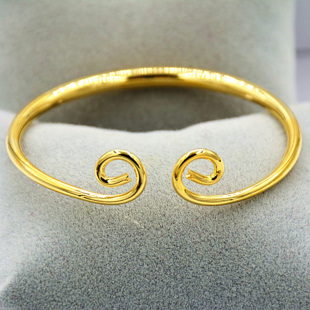 【配饰】 镀金金箍咒手镯情侣男女款 - 挖划算