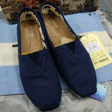 男款 休闲一脚蹬懒人鞋 秋季经典 帆布鞋 欧美M经典 TOMS