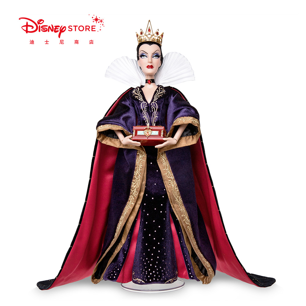 迪士尼商店disney 限量版 白雪公主白马王子邪恶王后玩偶手办