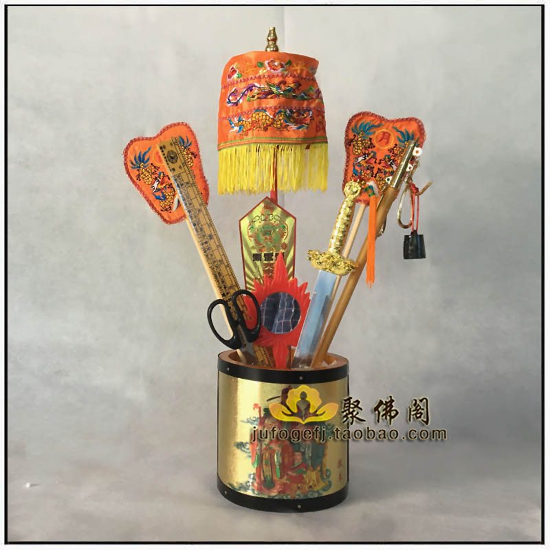 聚佛阁道教法器发古祈福婚姻和合招财化太岁拜斗保平安6寸正米斗