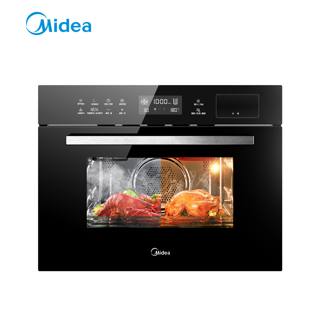 midea/美的 tqn34fbj-sa嵌入式蒸箱烤箱一体机电蒸烤箱二合一家用