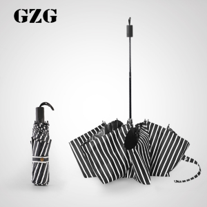 gzg全自动两用条纹雨伞