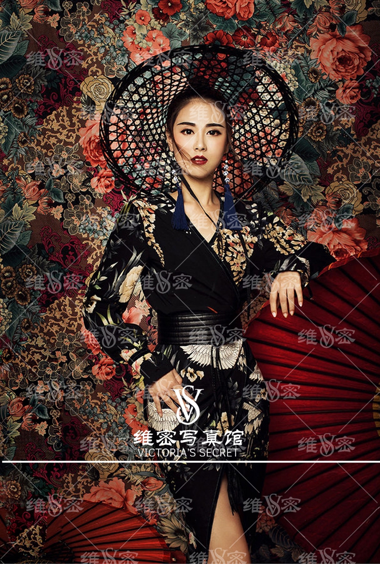 秋冬新款中国风复古写真主题服装女孩个性时尚艺术照影楼摄影服饰