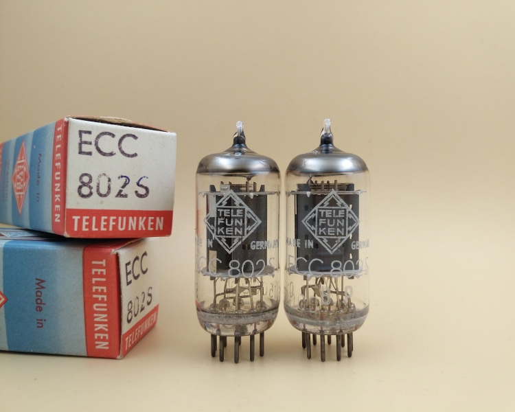 全新原盒德律风根 ecc802s ecc82 12au7 cv491电子管 同期同码