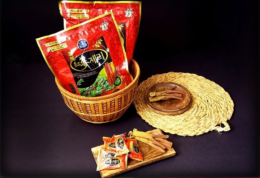 韩国特产  正宗韩国进口，高丽红参软糖 350g，健康滋补糖