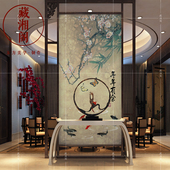 玄关古典守撅慰站庞阃甲屏办公卧室移动 新中式屏风隔断客厅时尚