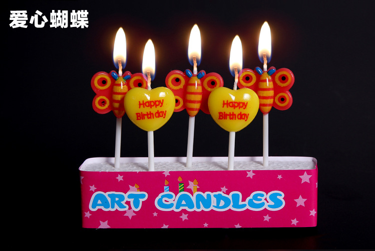 生日工艺蜡烛 卡通派对聚会蛋糕装饰 西餐烘焙创意蜡烛 创新蜡烛
