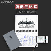 手写记录日记本商务笔记本草稿本纸 Elfinbook创意智能电子记事本