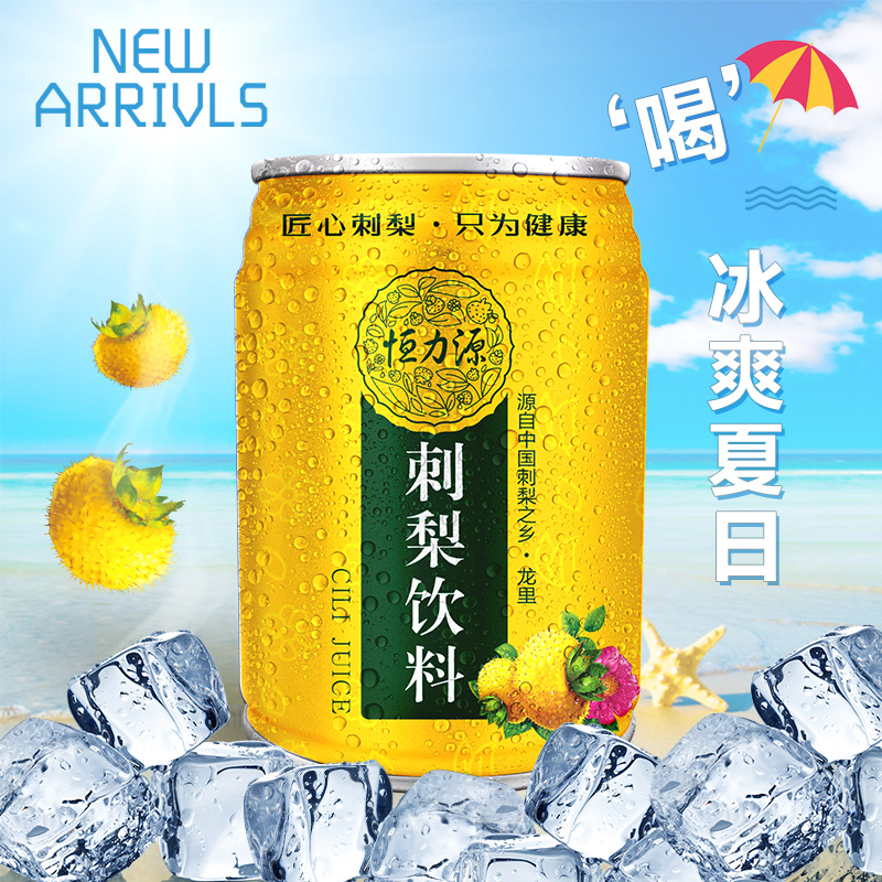 贵州恒力源野生刺梨特产 果味维c饮料果汁批发包邮 248ml*12瓶/箱