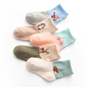 儿童婴儿纯棉中筒袜