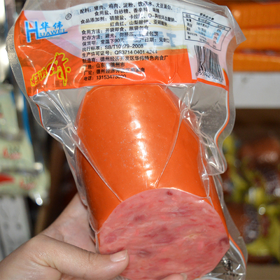 东北特产丁香里脊肠里脊火腿肠香肠肉肠大切块包装即食6个包邮