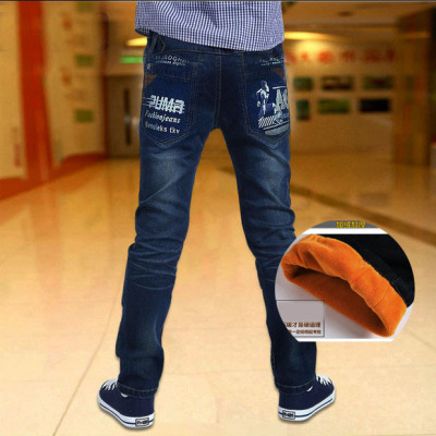男童牛仔裤10秋装12秋季13大童长裤14男孩裤