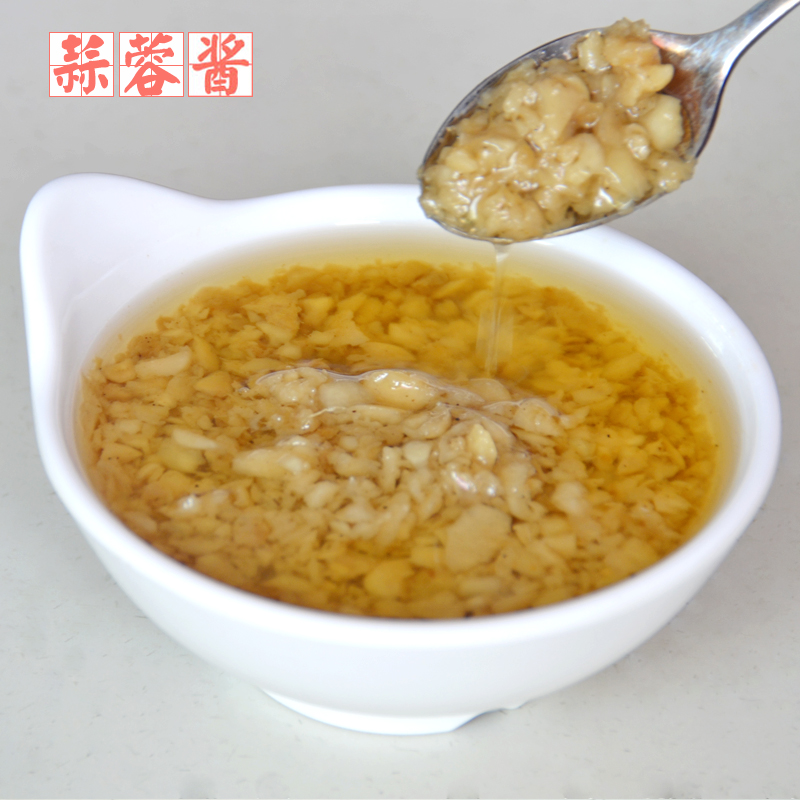 正宗重庆蒜蓉酱蒜蓉茄子扇贝粉丝烧烤烤肉料蒜泥火锅油碟蘸料500g