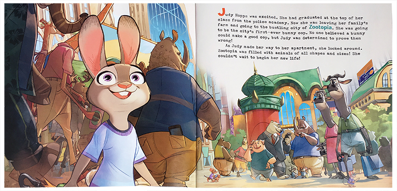 英文原版 疯狂动物城 zootopia read-along 迪士尼绘本有声读物 书 cd