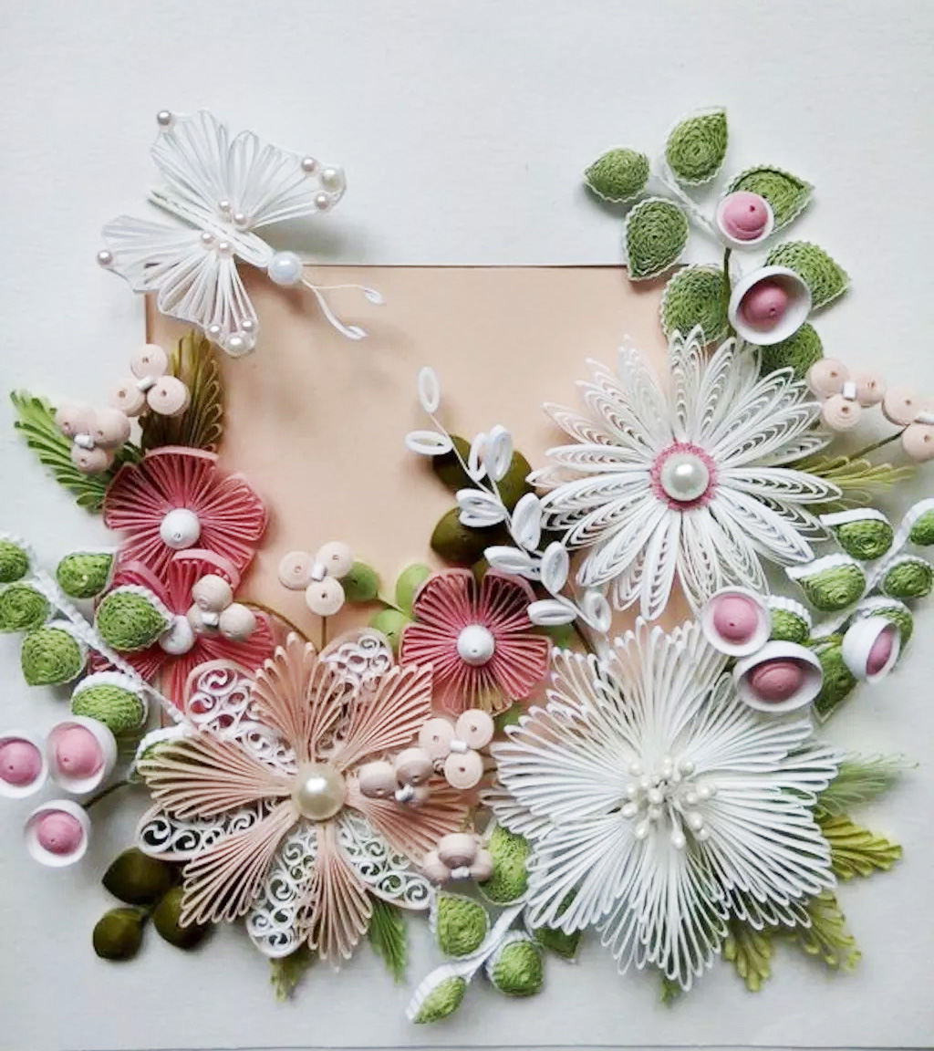 手工diy制作【斯雅小铺】衍纸画成品材料包挂画家居装饰礼品
