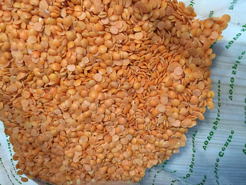 印度masoor dall马粟豆 红色小扁豆 红色连奴豆 1kg lentils