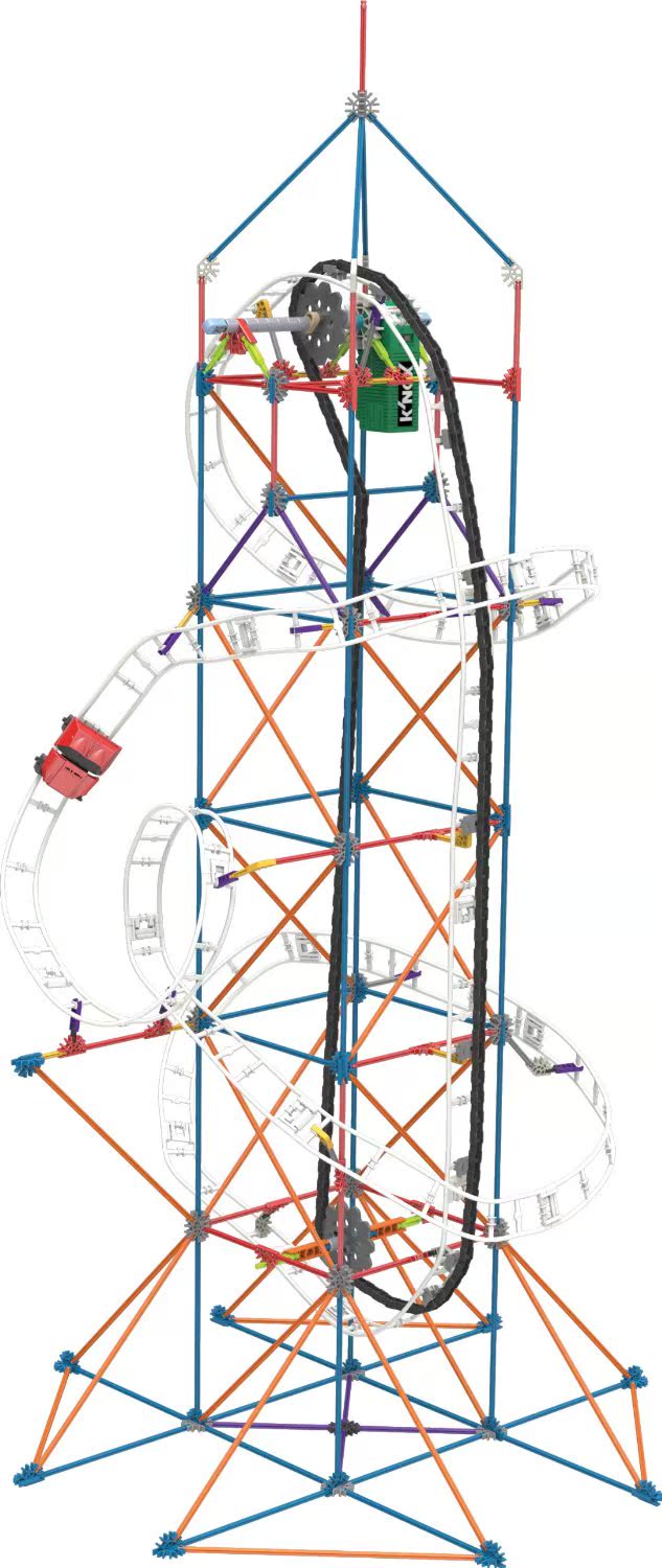 现货 美国knex科乐思 射击之星过山车 创意拼插积木 益智搭建模型