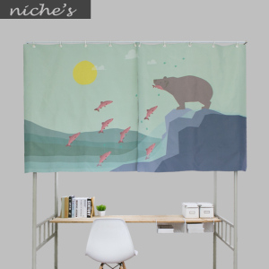 学生宿舍上铺遮光帘