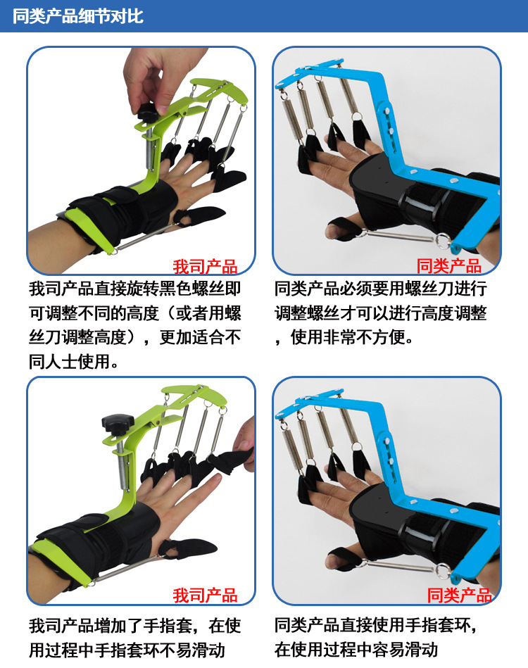 手指功能矫形器手腕训练器桡神经功能损伤支具手指康复训练器材