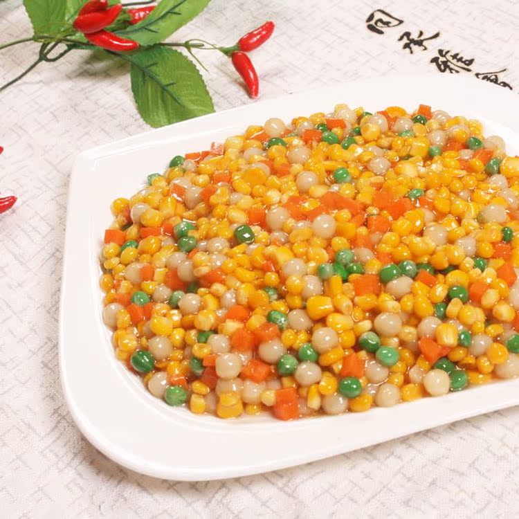 甜玉米粒950g原装 华美大地速冻大粒甜玉米 沙拉比披萨炒菜蔬菜粒