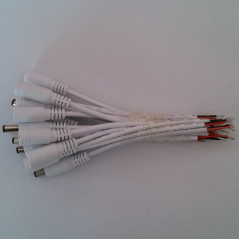 led灯带dc电源连接线接头线子公母头12v灯条插头面板灯端子电源线