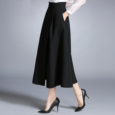 2016新款群子松紧腰下半身裙子女韩版秋冬半